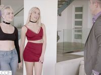 Alex Grey And Khloe Kapri Take Turns Getting Their Tight Pussies Drilled