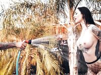 Rocky Emerson Gets Fucked Through The Hole In Her Fishnet Tights