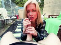 Serene Siren Blows And Rides Her Horny Lover Outdoors