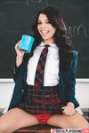 Exotic Schoolgirl In High Heels Gets Fucked On The Table photos (Gina Valentina, Lily Rader, Jmac)