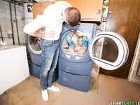 Adorable Blonde Babe Riley Star Pleasuring Horny Dude Outdoors