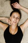 Amateur beauty Jessica Albanka strips after her yoga session & shows her boobs