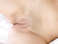 Glamorous babe Alisa Amore exposing her big tits and puffy pussy