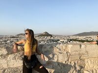 Skinny babe takes nude selfies showing her tiny tits and her tight ass