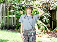 Young Army Babes Dani Blu And Callie Black Get Screwed In The Living Room