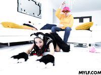 Wild Brunettes Freya Von Doom And Misty Meaner Get Fucked Good And Proper