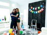 Reya Lovenlight Sucks And Rides Young Cock With A Smile On Her Face