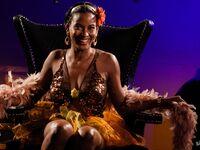 Dark-skinned Beauty With Natural Tits Gets A Good Dicking From Her Man photos (Anna De Ville, Samantha Cruuz)