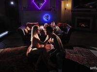 Amazing Group Sex Action With Candee Licious, Eveline Dellai And Sakura Hell