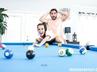 Freya Von Doom Blows And Rides Bearded Dude On The Floor