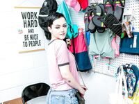 Short-haired Thief Jade Valentine Shagged By Cocky Security Guard