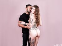 Inked Gal Eden Ivy Blows And Rides Her Bearded Lover In Bed