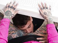 Fully-tattooed Bitch In High Heels Takes Hard Prick Deep Inside photos (Tiger Lilly)