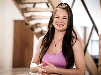 Bosomed Brunette Alison Rey Gets Eaten Out, Fingered And Fucked By Curly-haired Dude