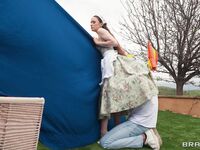 Redhead Amish Girl Hazel Moore Takes BBC As Deep As She Can