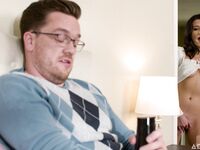 All-natural Brunette Natalie Brooks Takes Fat Pecker Deep Inside