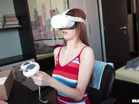 Playful Redhead Chick Lilly Mays Serves Big Spanish Cock