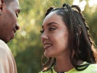 Catherine Knight Rides Massive Black With Her Panties On