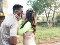 Catherine Knight Rides Massive Black With Her Panties On