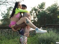 Catherine Knight Rides Massive Black With Her Panties On