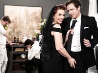 Short-haired Mature Ruby Lynne Gets Fucked At Her Husband's Funeral