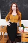 Spicy Redhead Teacher Sophia Locke Gets Boned After Class photos (Rion King)