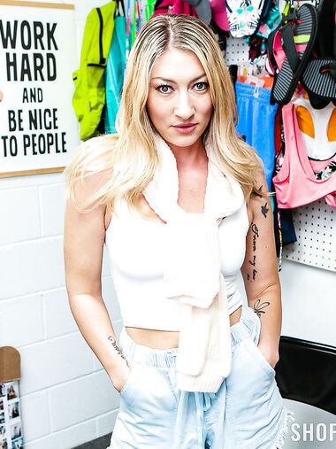 Naughty Blonde MILF Whitney Oc Gets Punished For Stealing