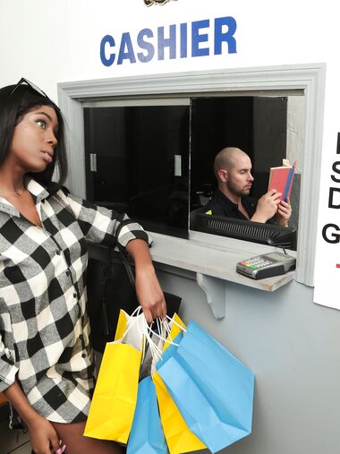 Black Nymph With Natural Tits Can't Get Enough Of Quinton's Cock photos (Tori Montana)