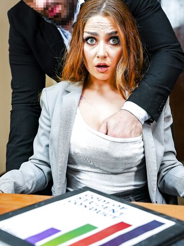 Busty Redhead MILF Kira Fox Gets Fucked By Pervy Principal