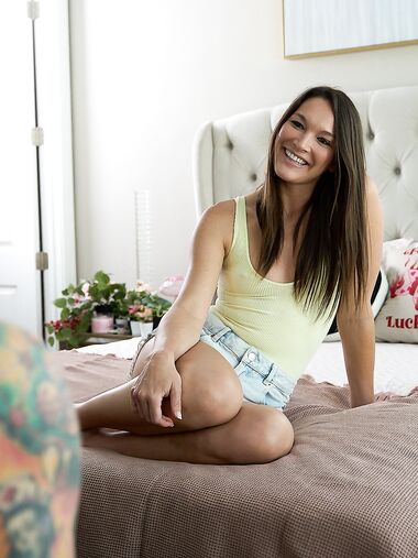 Katrina Colt Smiles As Tattooed Dude Drills Her Soaking Wet Pussy