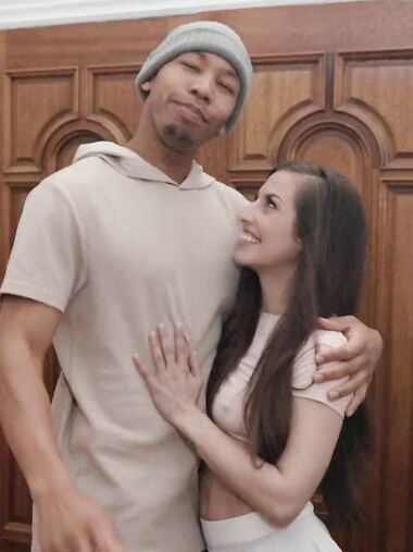 Spencer Bradley Takes Cum On Her Face After Sucking And Riding Massive Black Cock