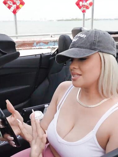 Busty Blonde Plumper Jeyla Spice Pleasures Cocky Dude In POV