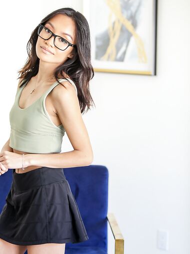 Tiny Asian Girl Jade Kimiko Takes Cum On Her Butt Cheeks After A Nice Fuck