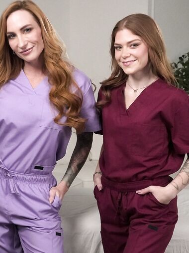 Redhead Lesbians Sophia Locke And Katerina Deville Bring Each Other To A Powerful Orgasm