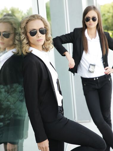 Hot Euro Babes Tina Kay And Veronica Leal Getting Fucked Hard Outdoors