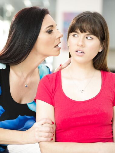 Mindi Mink And Shyla Jennings Enjoying Each Other's Company