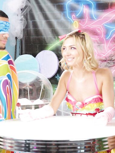 Tiny Blonde Teen In High-knee Socks Shagged By Tattooed Black Dude photos (Sheena Ryder, Chloe Temple)