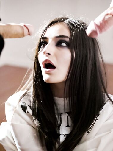 Emily Willis Pleasures Two Horny Dudes At The Same Time