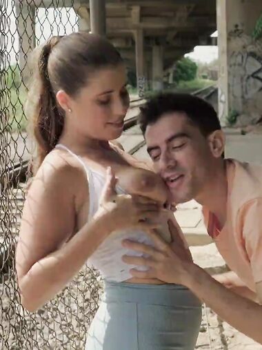 Curvy Slut Lady Lyne Gets Fucked Hard Outdoors