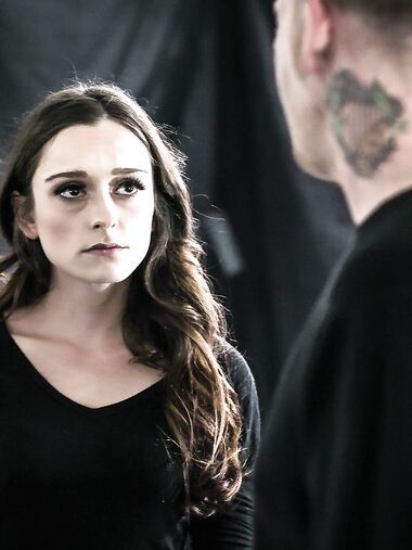 Lily Glee Gets Spit Roasted And Double Penetrated