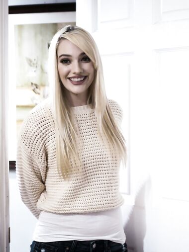 Passionate Blonde Babe Pleases Her Stepdad In Bed photos (Kenna James)