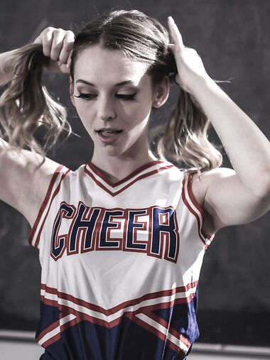 Pigtailed Schoolgirl With Glasses Gets Boned In The Classroom photos (Lily Larimar)