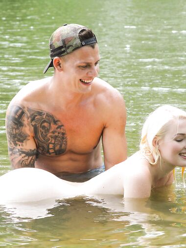 Beautiful Czech Babe With Natural Tits Gets Fucked In The Water photos (Lovita Fate)