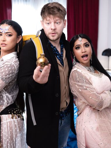 Exotic Sluts Yasmina Khan And Nuria Milan Share Rock Hard Cock photos (Nuria Millan)