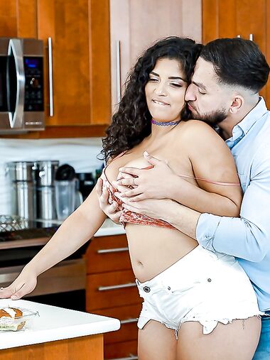 Chubby Latina Gabriela Lopez Gets Fucked All Over The House
