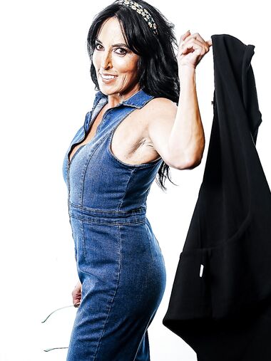 Raven-haired Mature Abi James Gets Pounded In The Office