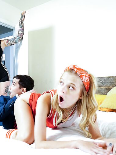 Coco Lovelock And Rocky Emerson Get Fucked By Cocky Teenager