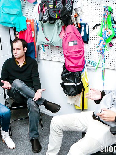 Sexy Chick Kenzie Love Takes Cum On Her Tit After Servicing Hard Dick