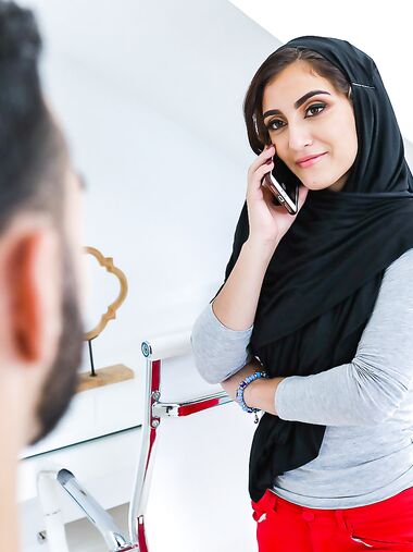 Naughty Arab Girl In Hijab Takes Good Care Of Derrick's Cock photos (Jezebeth)