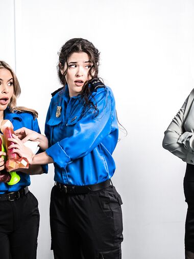 Casey Calvert, Nicole Aria And Victoria Voxxx Drilling Their Eager Holes With Huge Toys